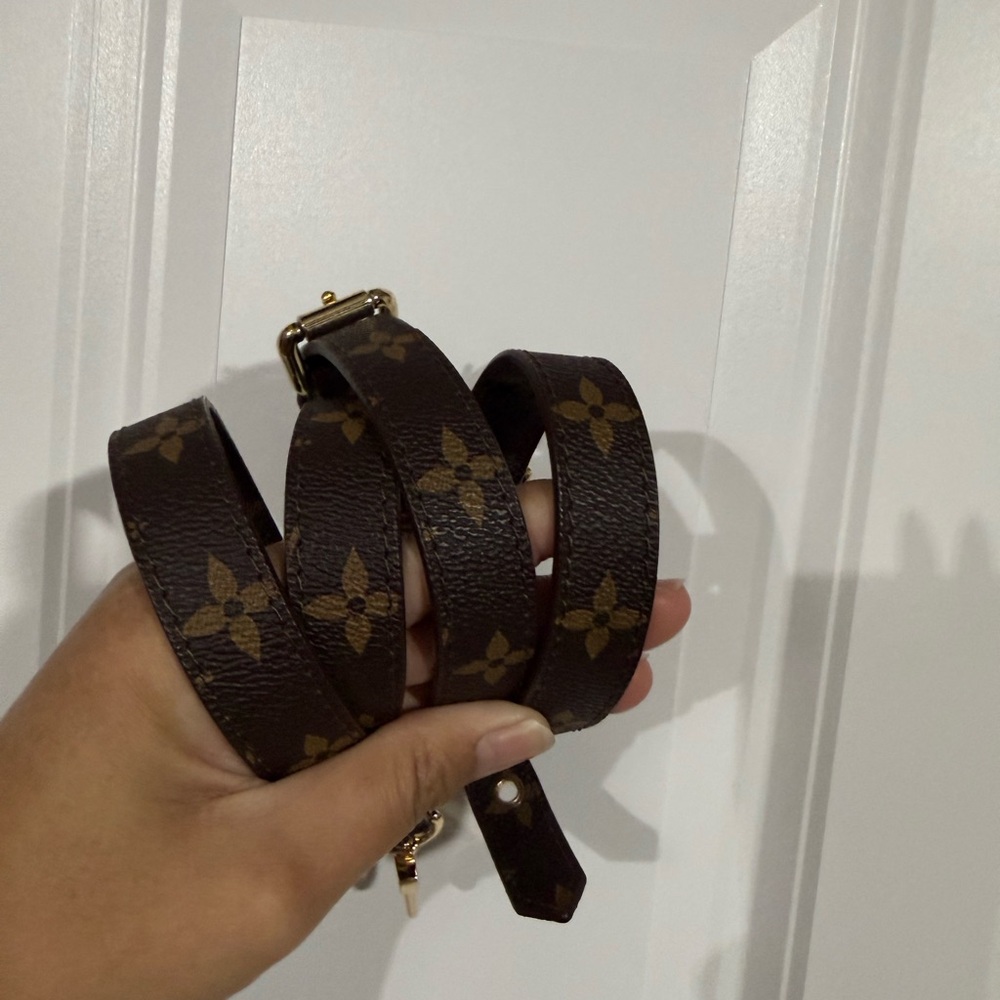 Brown Designer Patterned Strap